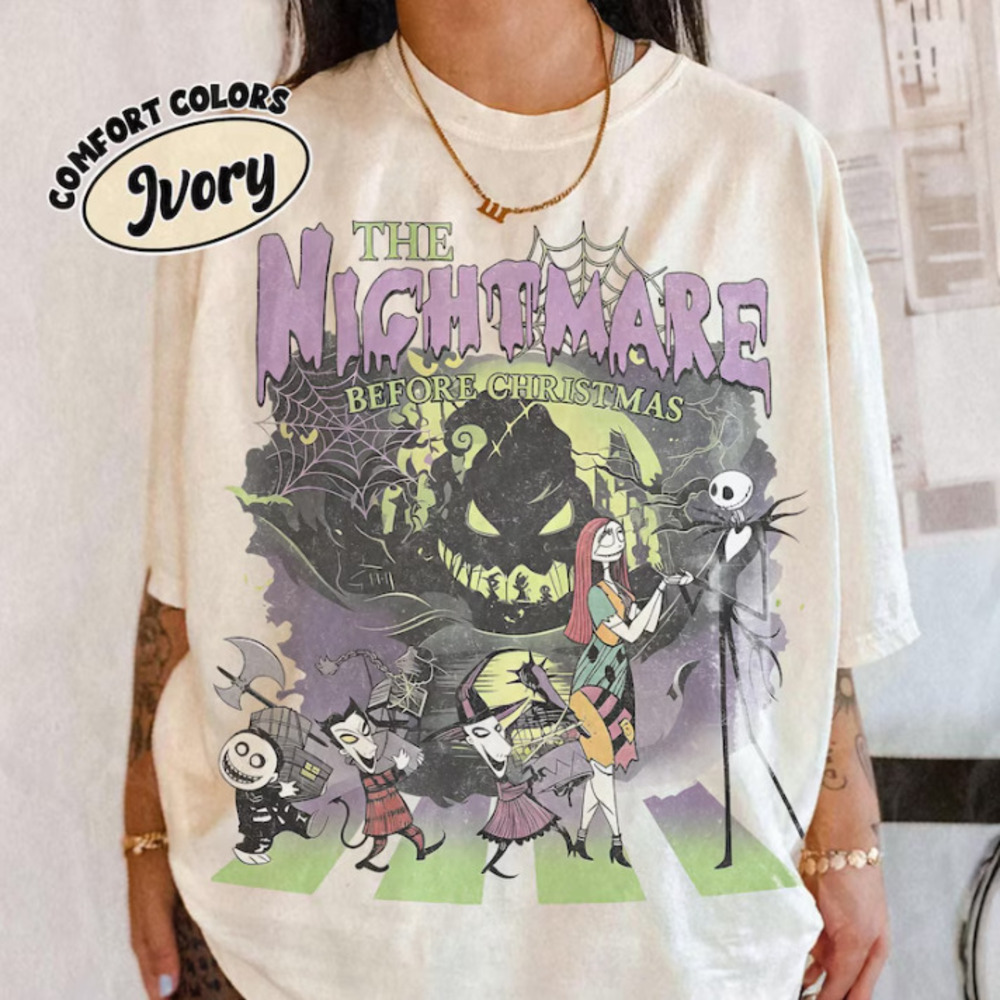 Nightmare Before Christmas Shirt, Halloween Spooky Season Shirt